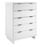Manhattan Comfort Granville 45.27" Modern Tall 5 Drawer Dresser