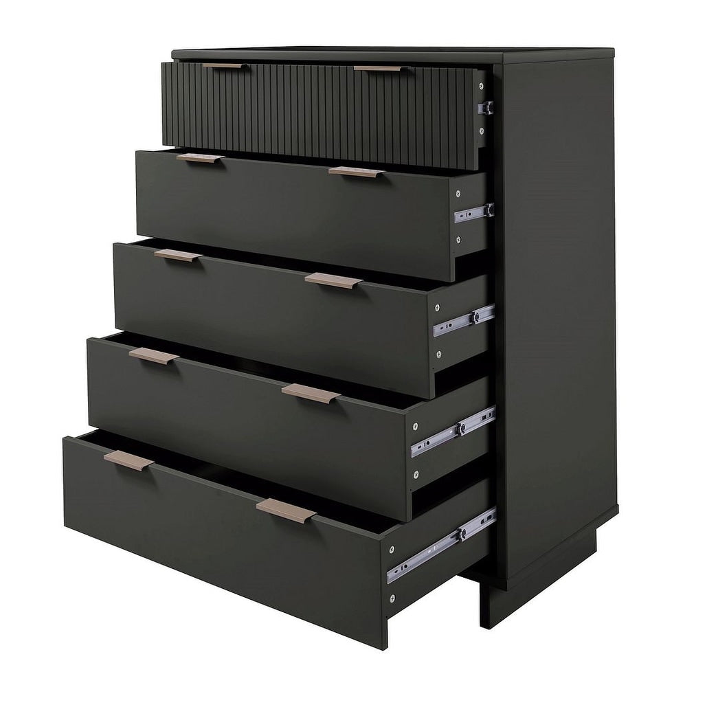 Manhattan Comfort Granville 45.27" Modern Tall 5 Drawer Dresser