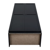 Manhattan Comfort Hopkins Modern 7 Shelf Freestanding Storage Closet Set of 2