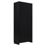 Manhattan Comfort Hopkins Modern 7 Shelf Freestanding Storage Closet Set of 2