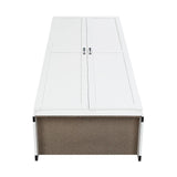 Manhattan Comfort Hopkins Modern 7 Shelf Freestanding Storage Closet Set of 2