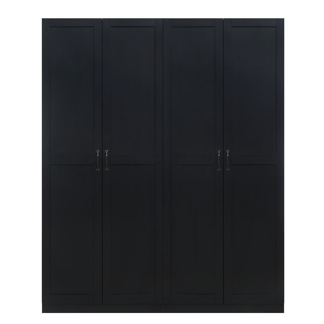 Manhattan Comfort Hopkins Modern 7 Shelf Freestanding Storage Closet Set of 2