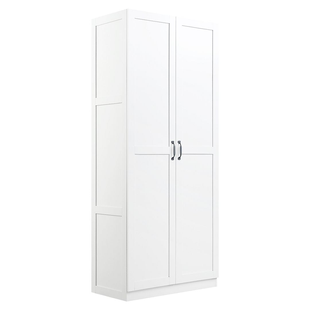 Manhattan Comfort Hopkins Modern 7 Shelf Freestanding Storage Closet Set of 2