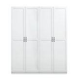 Manhattan Comfort Hopkins Modern 7 Shelf Freestanding Storage Closet Set of 2