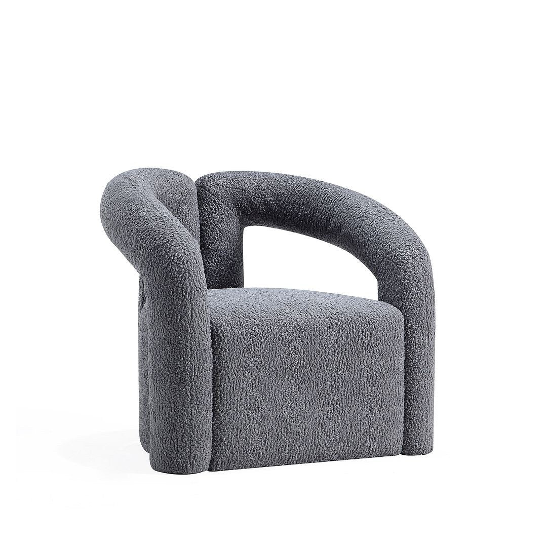 Manhattan Comfort Modern Darian Boucle Accent Chair