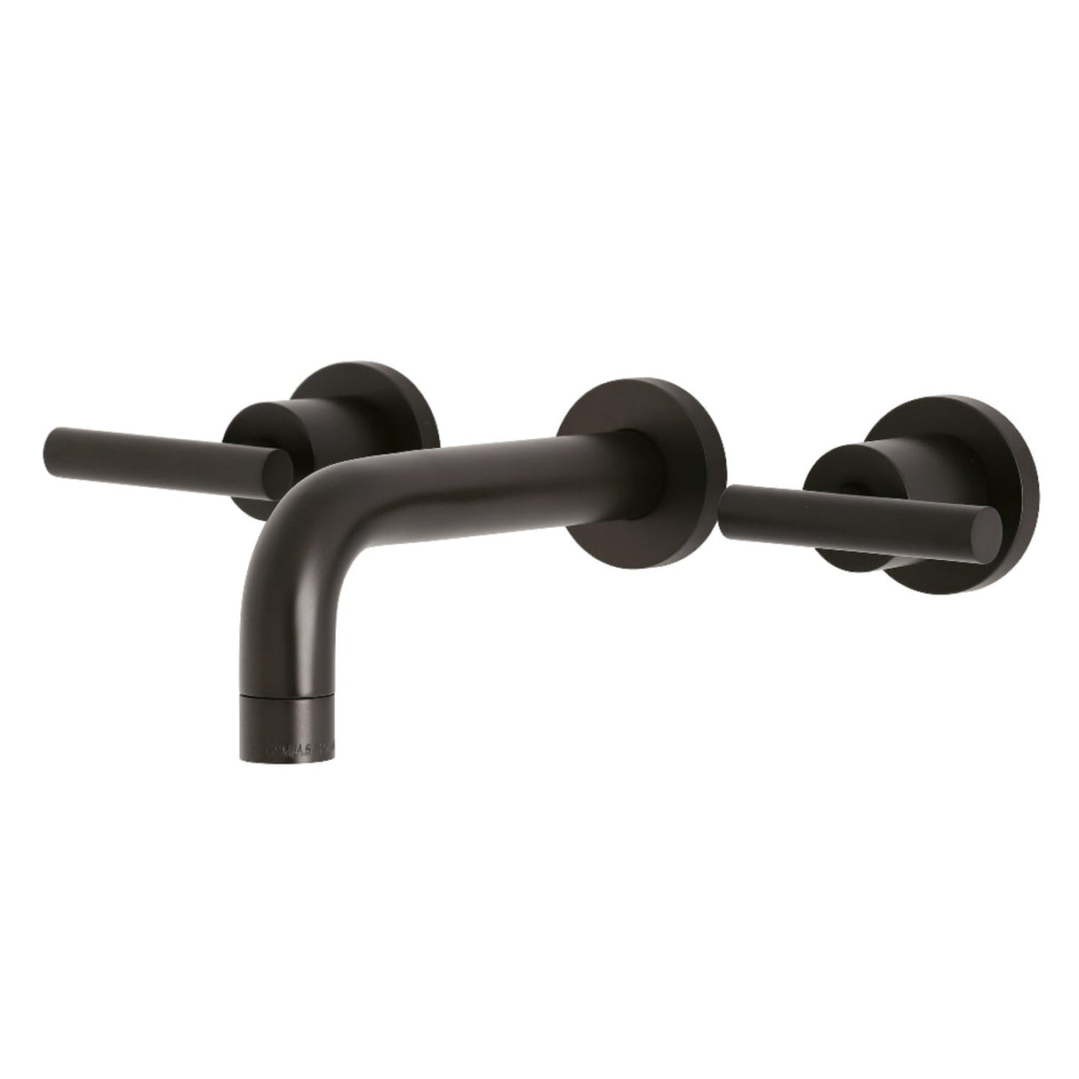 Kingston Brass Manhattan Two-Handle 3-Hole Wall Mount Bathroom Faucet