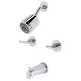Kingston Brass Manhattan Two-Handle Tub and Shower Faucet