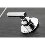 Kingston Brass Manhattan Two-Handle Tub and Shower Faucet