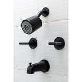 Kingston Brass Manhattan Two-Handle Tub and Shower Faucet
