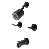 Kingston Brass Manhattan Two-Handle Tub and Shower Faucet