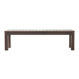 Manila Outdoor Dark Brown Acacia Wood Dining Set by Christopher Knight Home - N/A