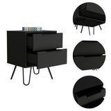 Mansfield 2-Drawer Rectangle Nightstand