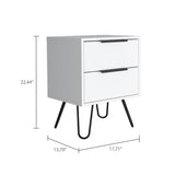 Mansfield 2-Drawer Rectangle Nightstand
