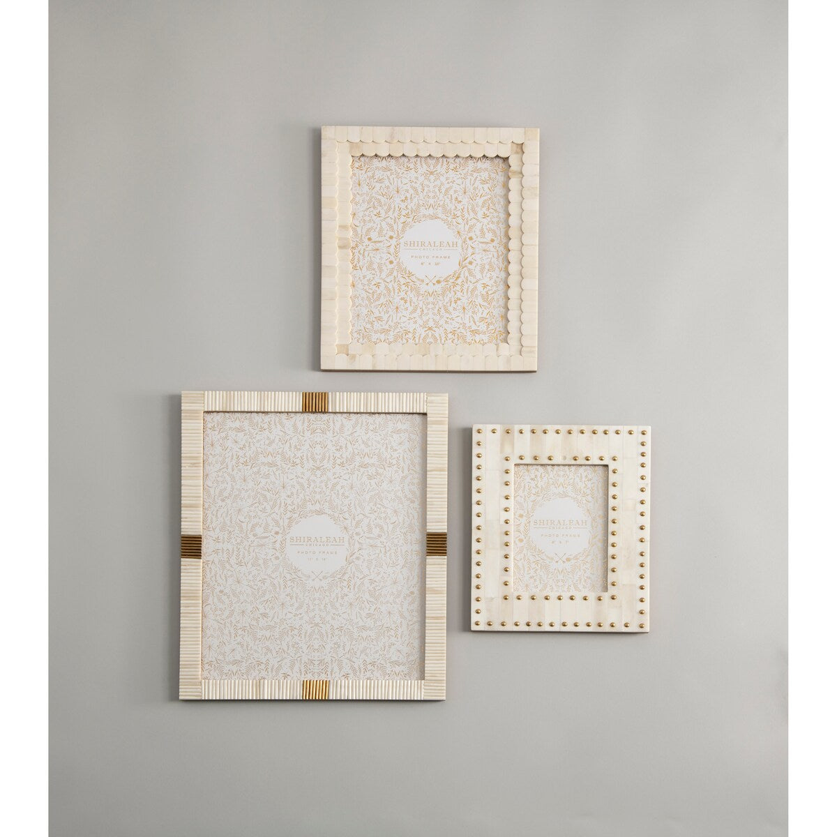 Mansour Ivory Scalloped "8 X 10" Gallery Frame - Shiraleah