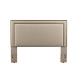 Baffin, Full and Queen Size, Taupe Linen Headboard
