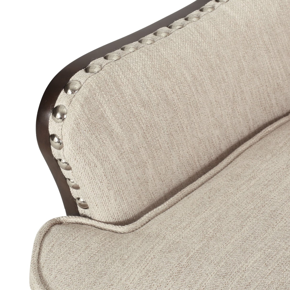 Mantua Upholstered Accent Chair with Nailhead Trim by Christopher Knight Home - 27.00" L x 32.00" W x 40.50" H