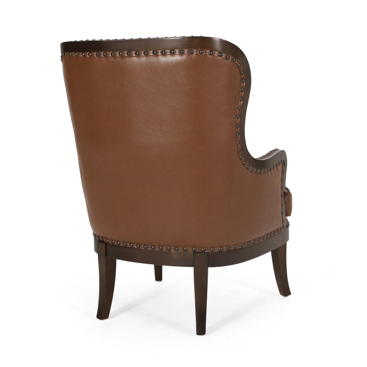 Mantua Upholstered Accent Chair with Nailhead Trim by Christopher Knight Home - 27.00" L x 32.00" W x 40.50" H