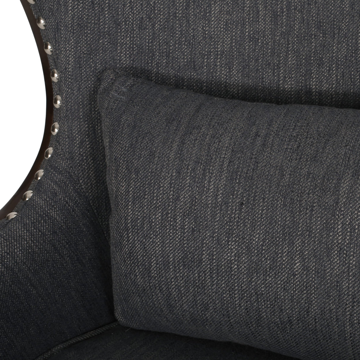Mantua Upholstered Accent Chair with Nailhead Trim by Christopher Knight Home - 27.00" L x 32.00" W x 40.50" H