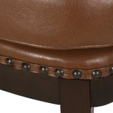 Mantua Upholstered Accent Chair with Nailhead Trim by Christopher Knight Home - 27.00" L x 32.00" W x 40.50" H