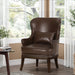 Mantua Upholstered Accent Chair with Nailhead Trim by Christopher Knight Home - 27.00" L x 32.00" W x 40.50" H
