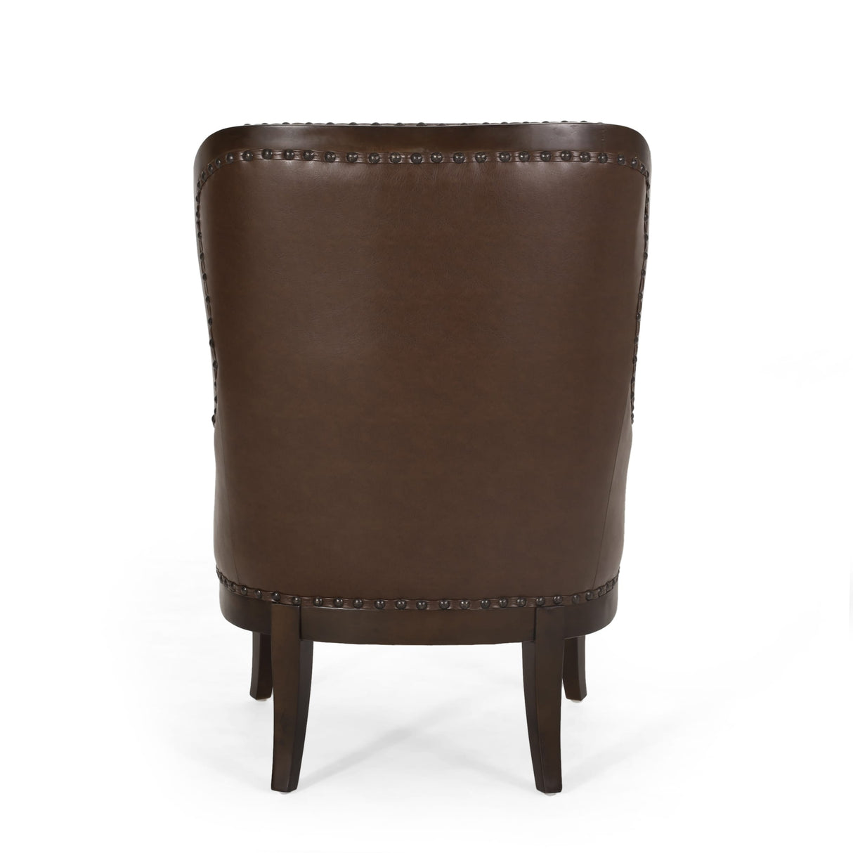 Mantua Upholstered Accent Chair with Nailhead Trim by Christopher Knight Home - 27.00" L x 32.00" W x 40.50" H
