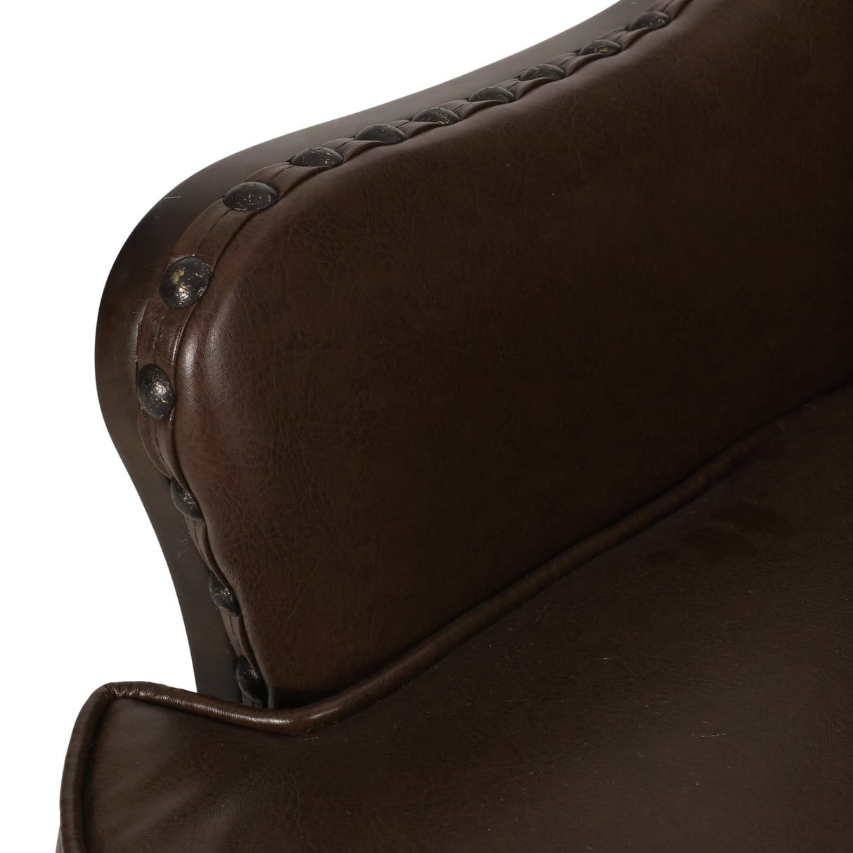 Mantua Upholstered Accent Chair with Nailhead Trim by Christopher Knight Home - 27.00" L x 32.00" W x 40.50" H