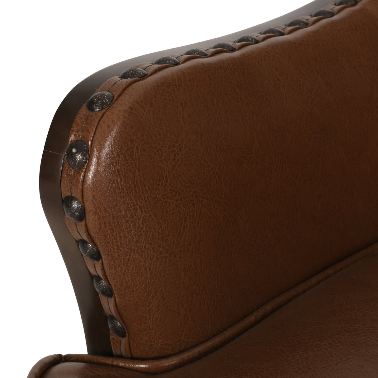 Mantua Upholstered Accent Chair with Nailhead Trim by Christopher Knight Home - 27.00" L x 32.00" W x 40.50" H