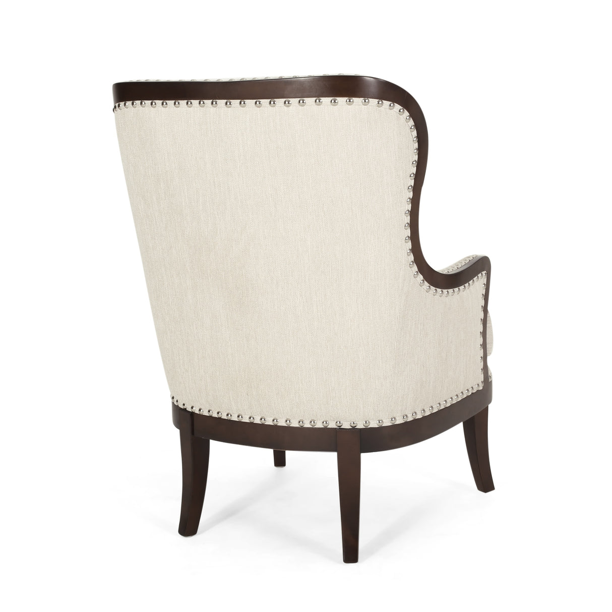 Mantua Upholstered Accent Chair with Nailhead Trim by Christopher Knight Home - 27.00" L x 32.00" W x 40.50" H