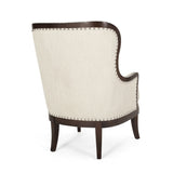 Mantua Upholstered Accent Chair with Nailhead Trim by Christopher Knight Home - 27.00" L x 32.00" W x 40.50" H