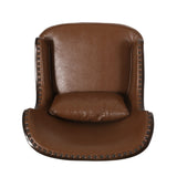 Mantua Upholstered Accent Chair with Nailhead Trim by Christopher Knight Home - 27.00" L x 32.00" W x 40.50" H