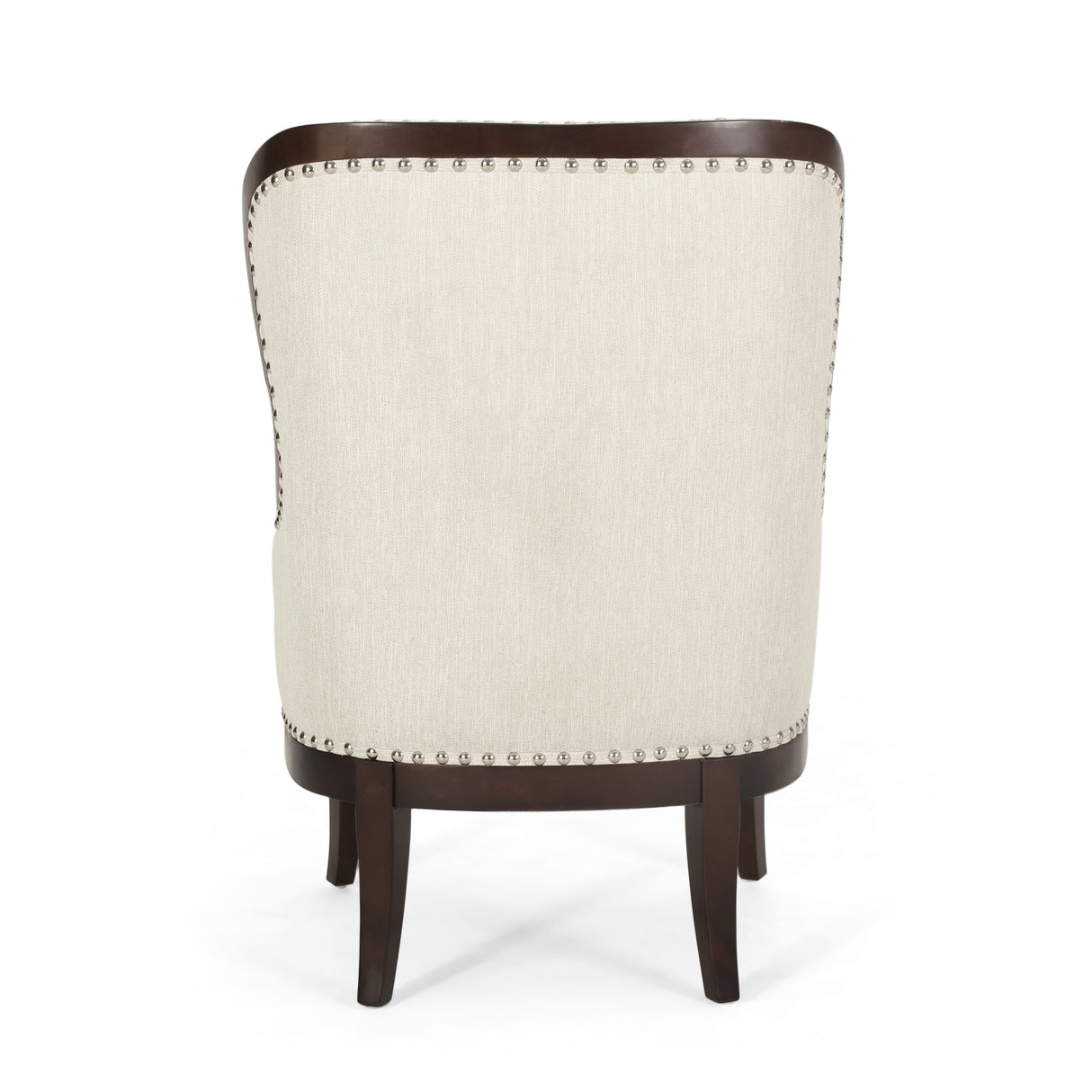 Mantua Upholstered Accent Chair with Nailhead Trim by Christopher Knight Home - 27.00" L x 32.00" W x 40.50" H