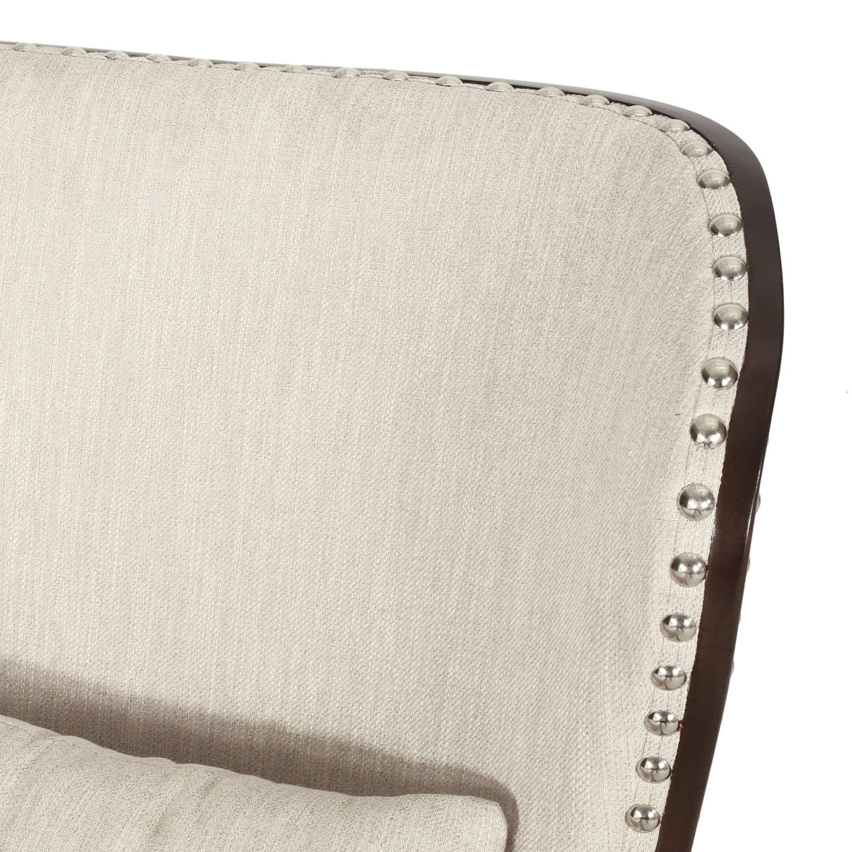 Mantua Upholstered Accent Chair with Nailhead Trim by Christopher Knight Home - 27.00" L x 32.00" W x 40.50" H