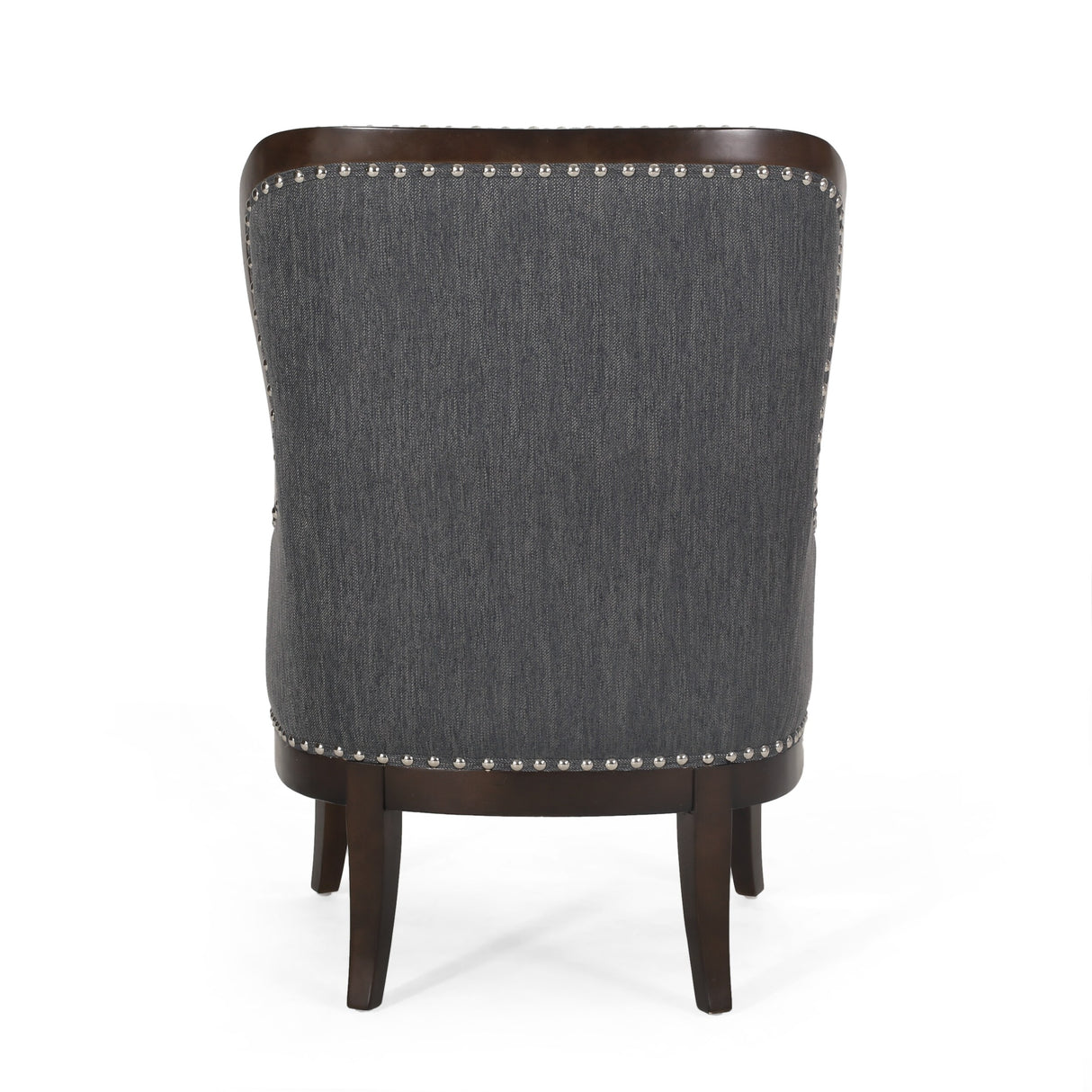 Mantua Upholstered Accent Chair with Nailhead Trim by Christopher Knight Home - 27.00" L x 32.00" W x 40.50" H