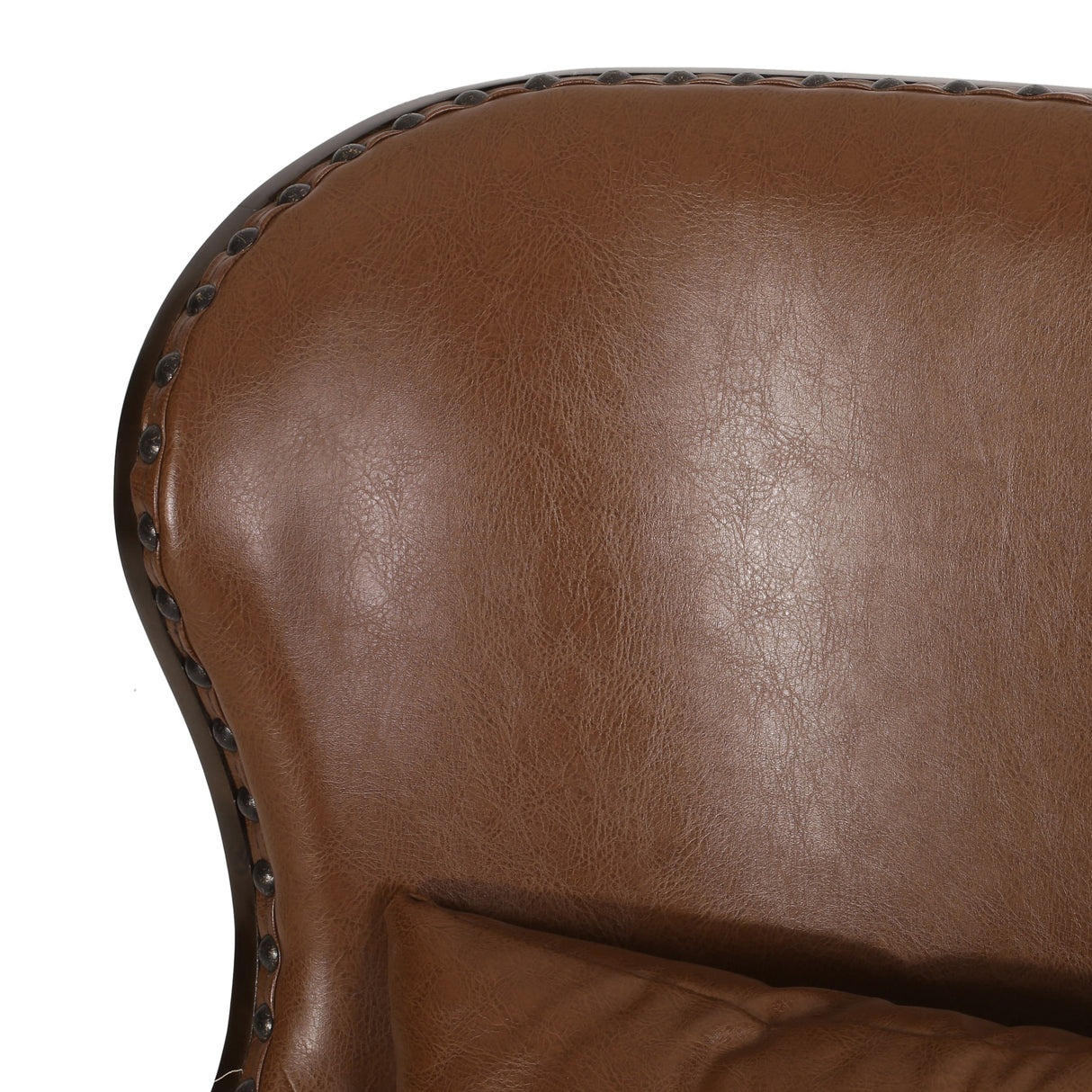 Mantua Upholstered Accent Chair with Nailhead Trim by Christopher Knight Home - 27.00" L x 32.00" W x 40.50" H