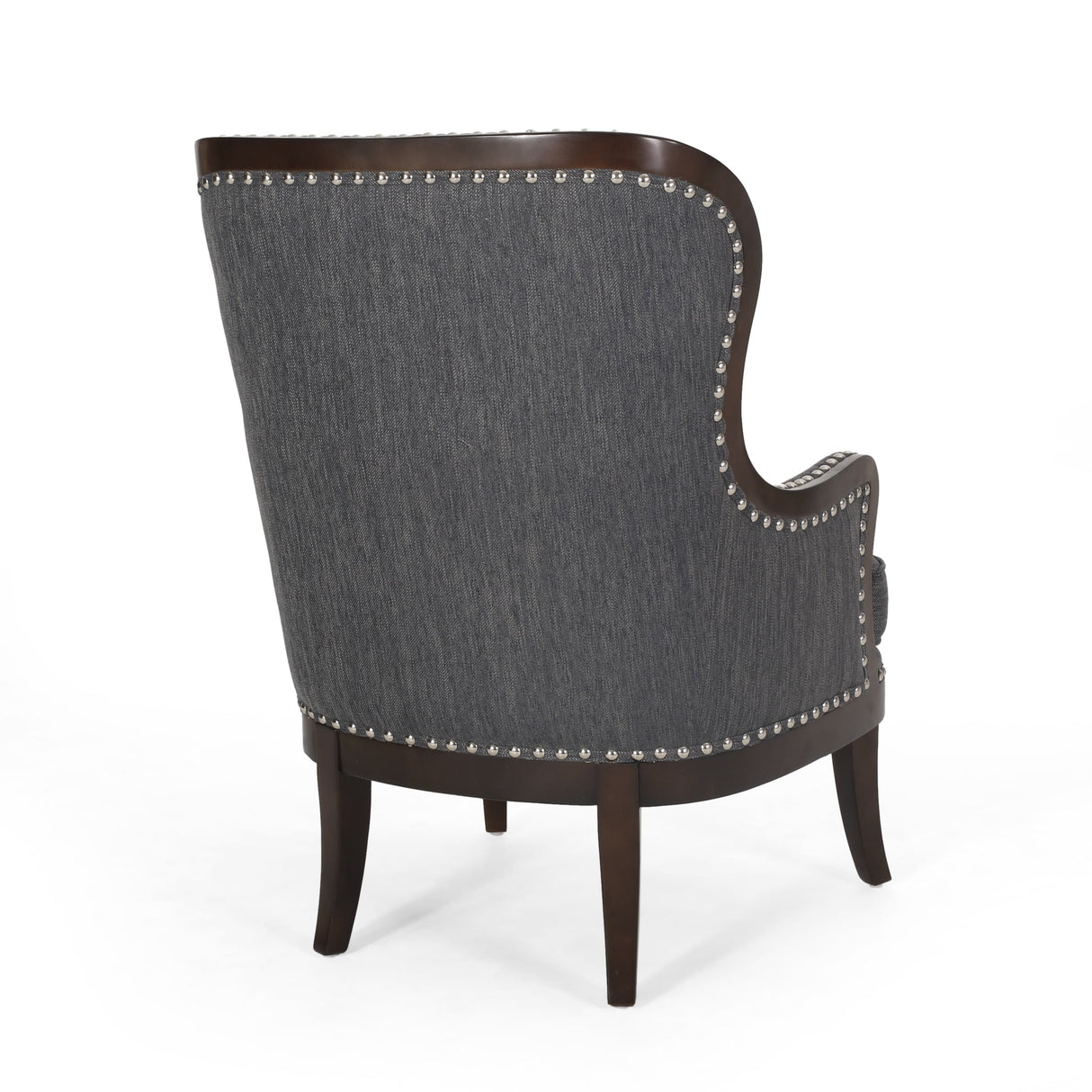 Mantua Upholstered Accent Chair with Nailhead Trim by Christopher Knight Home - 27.00" L x 32.00" W x 40.50" H
