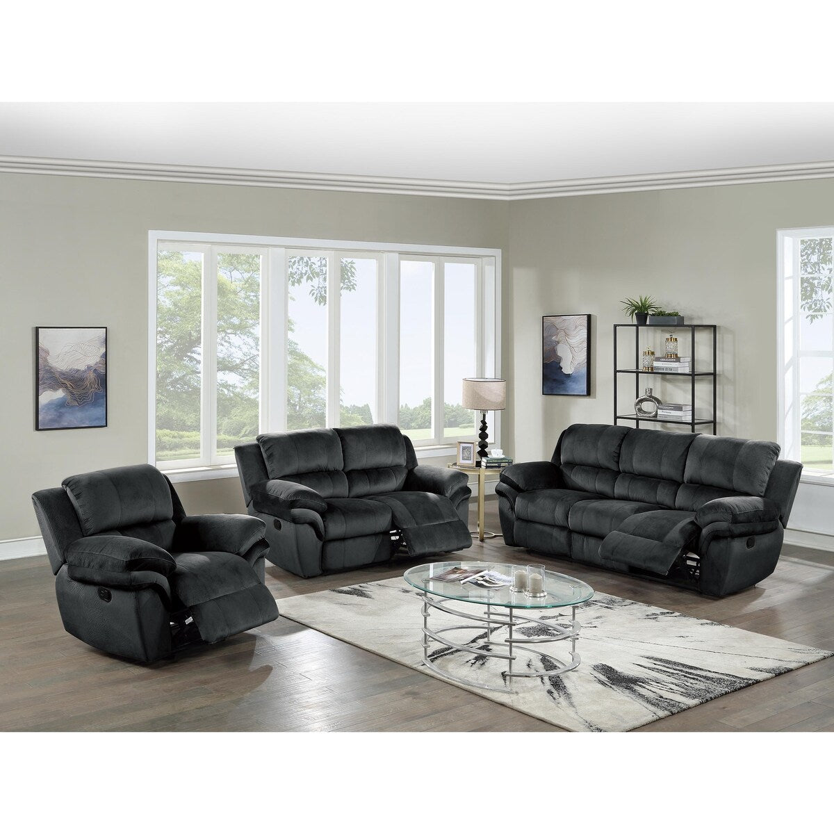 Manual Motion Loveseat