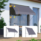Manual Retractable Awning Non-Screw