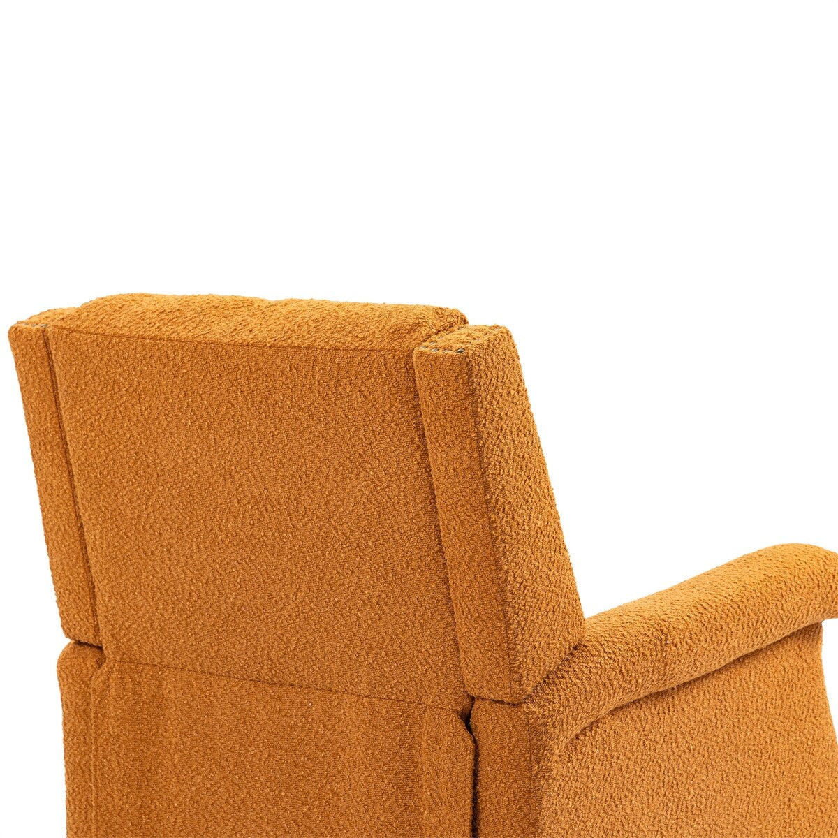 Manual Swivel Rocker Recliner Chair with Soft Arms and Back, Small Reclining Chairs, Single Sofa Seat for Living Room