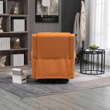 Manual Swivel Rocker Recliner Chair with Soft Arms and Back, Small Reclining Chairs, Single Sofa Seat for Living Room