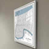 Map of New Orleans, LA