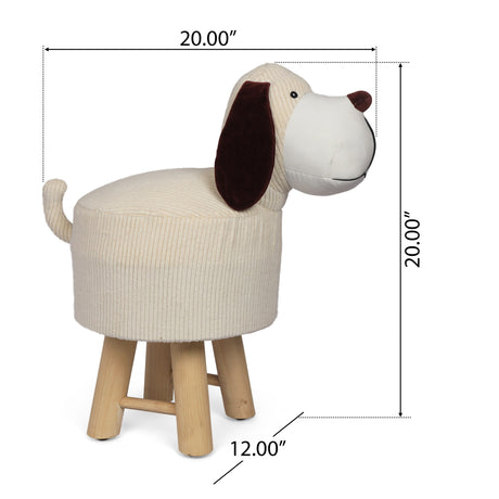 Mapleton Contemporary Kids Dog Ottoman by Christopher Knight Home