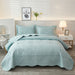 MarCielo 3 Piece Cotton Oversized Bedspread Quilt Set Tmonica