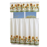 Porch & Den Capri 3-piece Kitchen Window Curtain Set