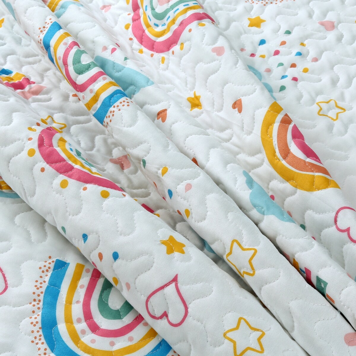 MarCielo Kids Quilt Set Bedspread Set For Children Girls Boys Coverlet