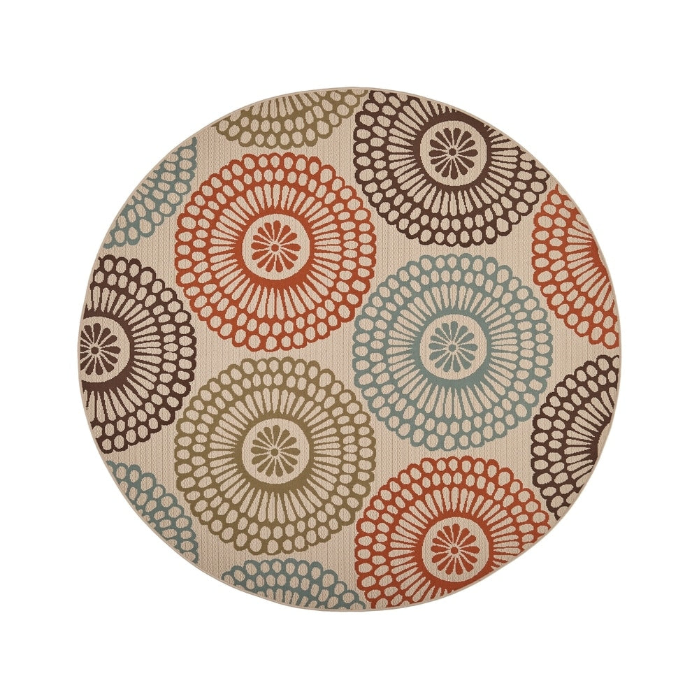 Mara Indoor/ Outdoor Floral Area Rug by Christopher Knight Home