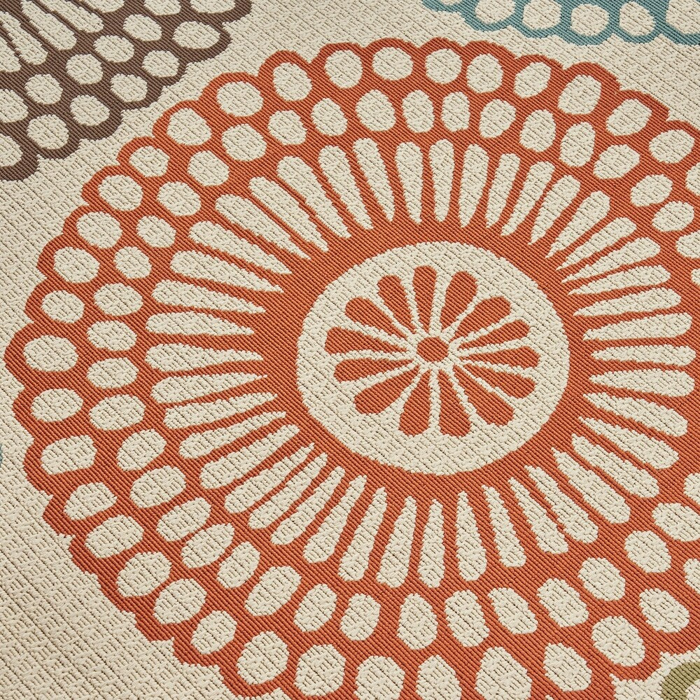 Mara Indoor/ Outdoor Floral Area Rug by Christopher Knight Home