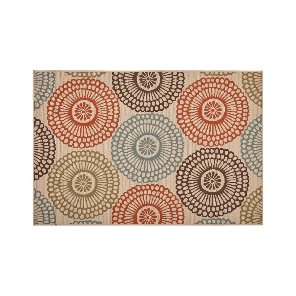 Mara Indoor/ Outdoor Floral Area Rug by Christopher Knight Home