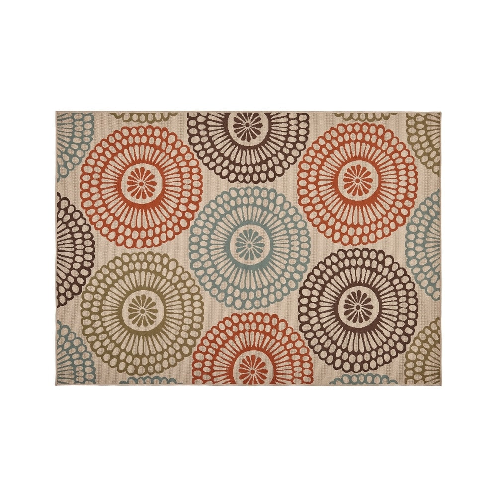 Mara Indoor/ Outdoor Floral Area Rug by Christopher Knight Home