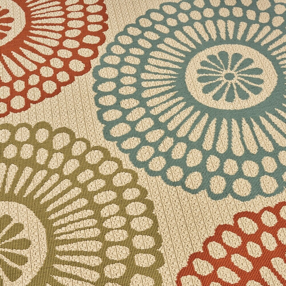 Mara Indoor/ Outdoor Floral Area Rug by Christopher Knight Home