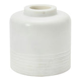 Marble Vase with Carved Pattern